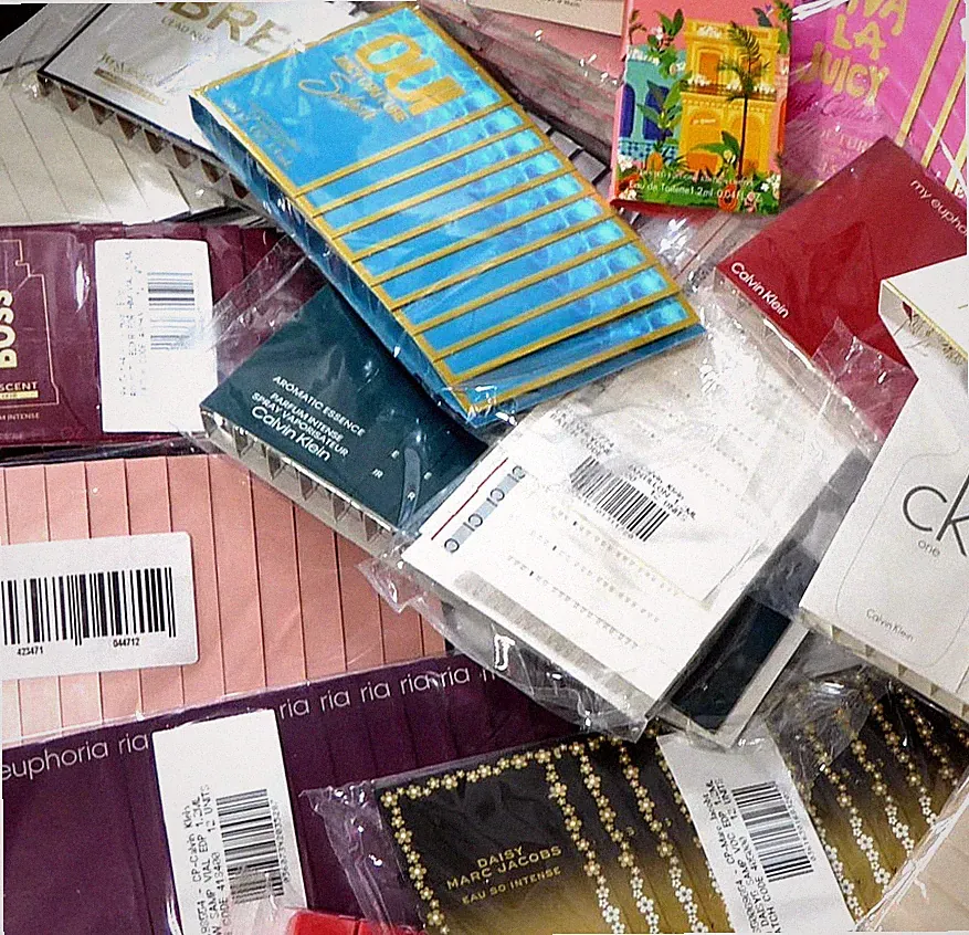 100 DESIGNER PERFUMES#4 ~5 DIFFERENT SCENTS 20 EA=100 OUI BOSS STELLA BURBERRY++