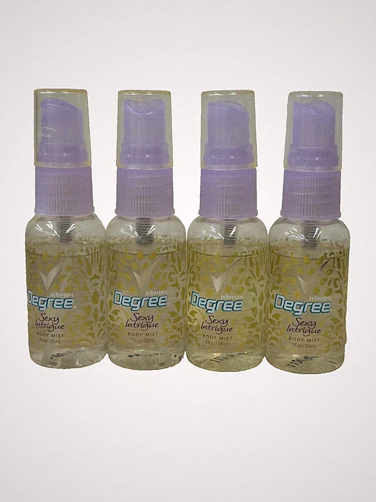 (4) Degree Sexy Intrigue Body Mist Women Fragrance Spray 1 fl oz