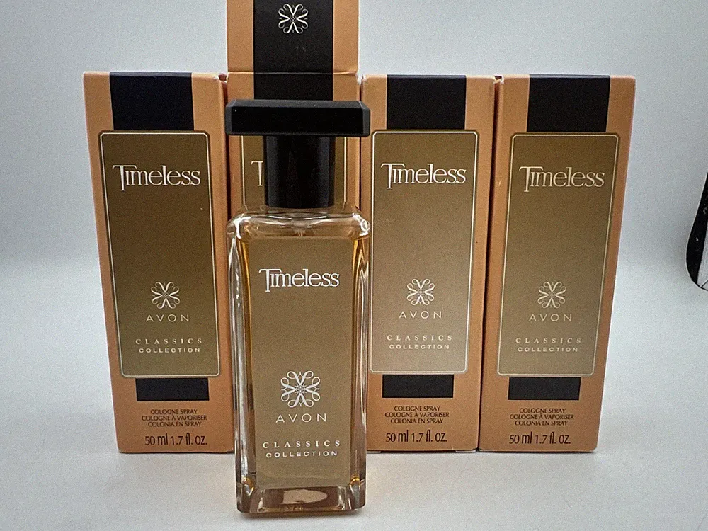 Avon Timeless Cologne Perfume Spray 1.7oz (Pack of 4)