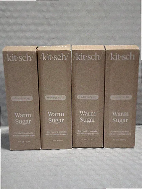 Kitsch Hair Perfume Worm Sugar 1.7 Oz Each Box ( 4 Pack )