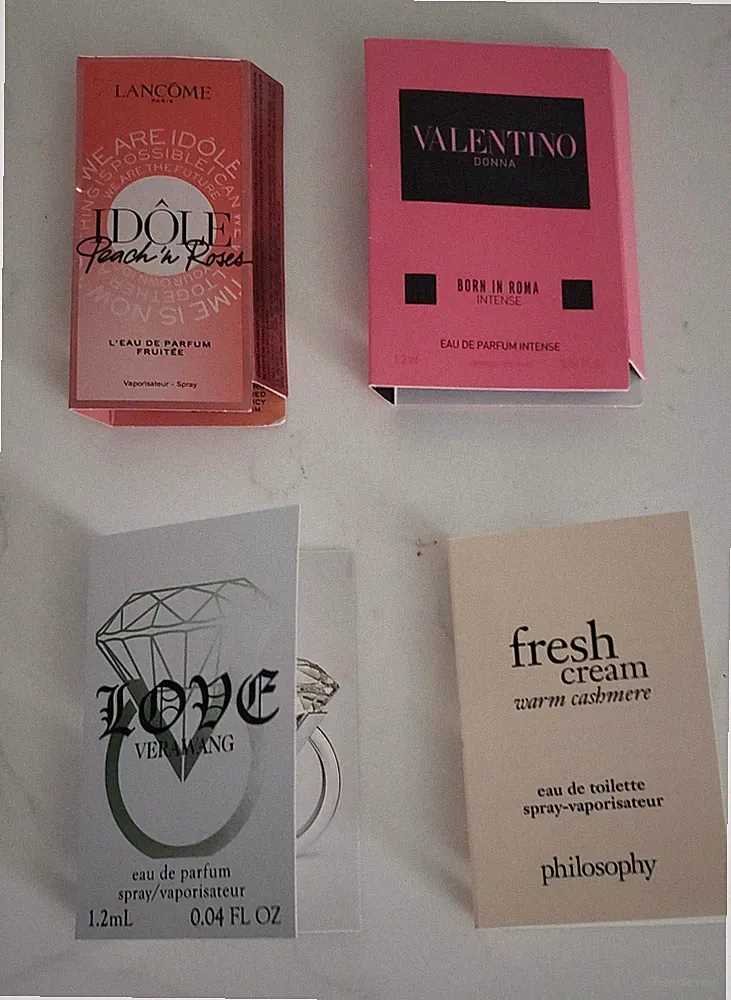 Lot Of 4 Designer Fragrance Samples - New .04 FL OZ Each