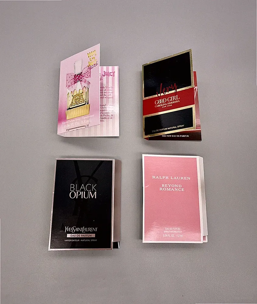LOT OF 4 ~ Womens Perfume Samples Designer Fragrance ~ Lauren / Juicy / Carolina