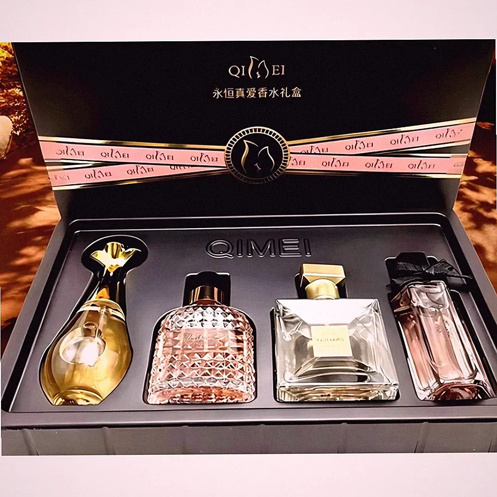 Luxury 4PCS Women's Perfume Set Long Lasting Fragrance for Her Gift High-End