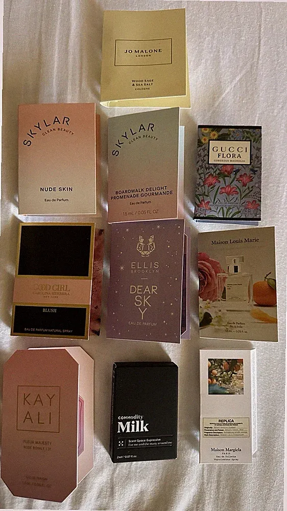 Sephora 10 Piece Designer Fragrance Spray Sample Size Set New ~ Perfect 4 Travel